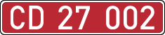 License plates of Spain, Diplomatic