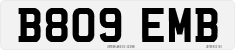 License plate of the United Kingdom, 1983 year system