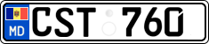 License plate of Moldova, Cars (2015)