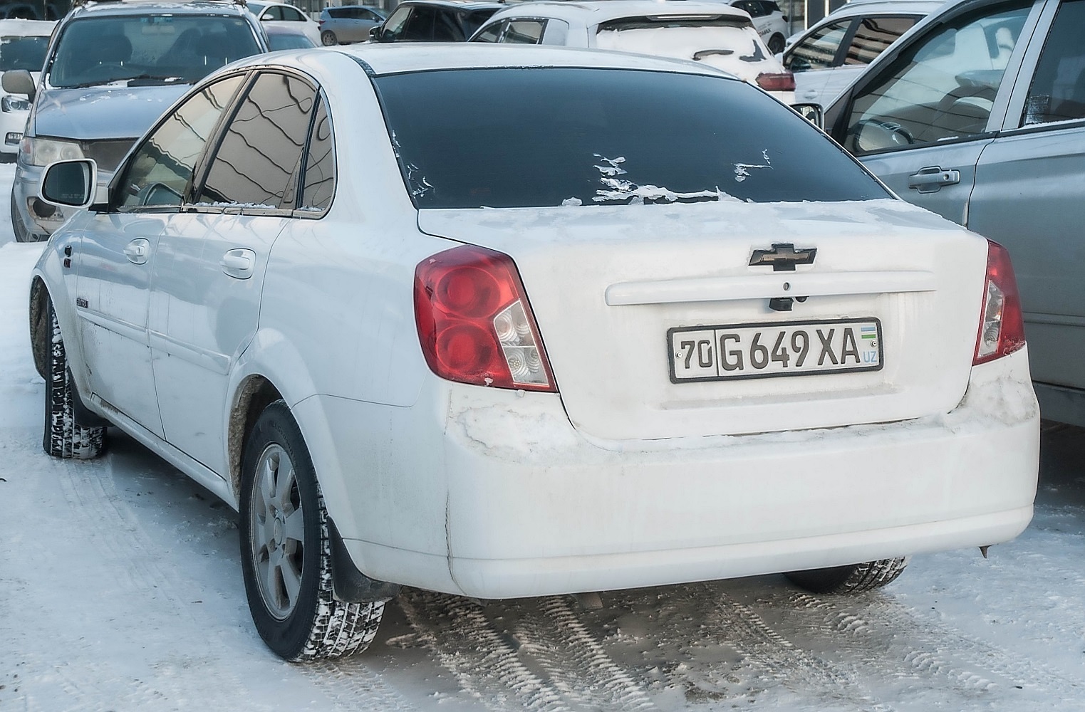 70 G 649 XA, Chevrolet Lacetti 1st gen Sedan (J200), 2004­–2012 (–2024 for UZ-market)