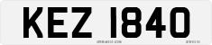 License plate of the United Kingdom, Northern Ireland (1966)