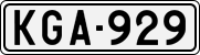 License plate of Finland, Cars