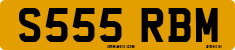 License plate of the United Kingdom, 1983 year system