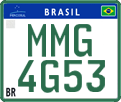 License plate of Brazil, Testing (Mercosul)