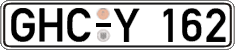 German license plate, Regular plates