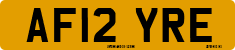License plate of the United Kingdom, 2001 year system