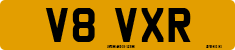License plate of the United Kingdom, 1983 year system