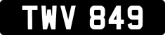 License plate of the United Kingdom, 1932 year system