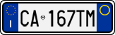 License plate of Italy, Cars (1994 year series)