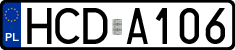 License plates of Poland, Authorities