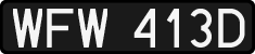 License plates of Poland, 1976 year system