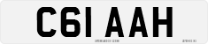 License plate of the United Kingdom, 1983 year system