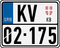 License plate of Serbia, Motorcycles