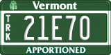 Vermont, Apportioned (12A34)