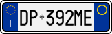 License plate of Italy, Cars (1994 year series)