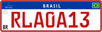 License plate of Brazil, Commercial vehicles (Mercosul)