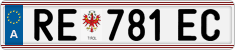 License plate of Austria, Regular plates