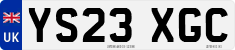 License plate of the United Kingdom, 2001 year system