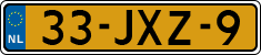 License plate of the Netherlands, Cars