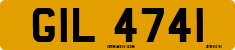 License plate of the United Kingdom, Northern Ireland (1966)