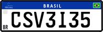 License plate of Brazil, Private owners (Mercosul)