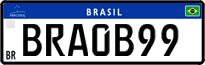 License plate of Brazil, Private owners (Mercosul)