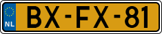 License plate of the Netherlands, Heavy Commercial Vehicles (1994 system)