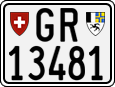 License plate of Switzerland, Motorcycles