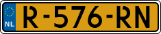 License plate of the Netherlands, Cars