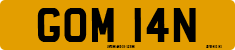 License plate of the United Kingdom, 1963 year system