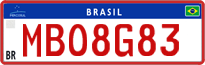 License plate of Brazil, Commercial vehicles (Mercosul)