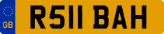 License plate of the United Kingdom, 1983 year system