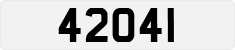 License plate of Guernsey, Regular plates