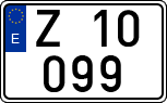 License plates of Spain, 1900 year series