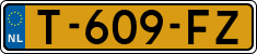 License plate of the Netherlands, Cars