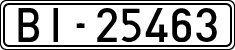 License plates of Spain, 1900 year series