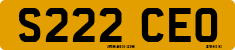 License plate of the United Kingdom, 1983 year system