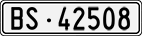 License plate of Switzerland, Cars