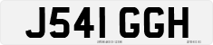 License plate of the United Kingdom, 1983 year system