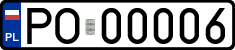 License plates of Poland, Regular car plates