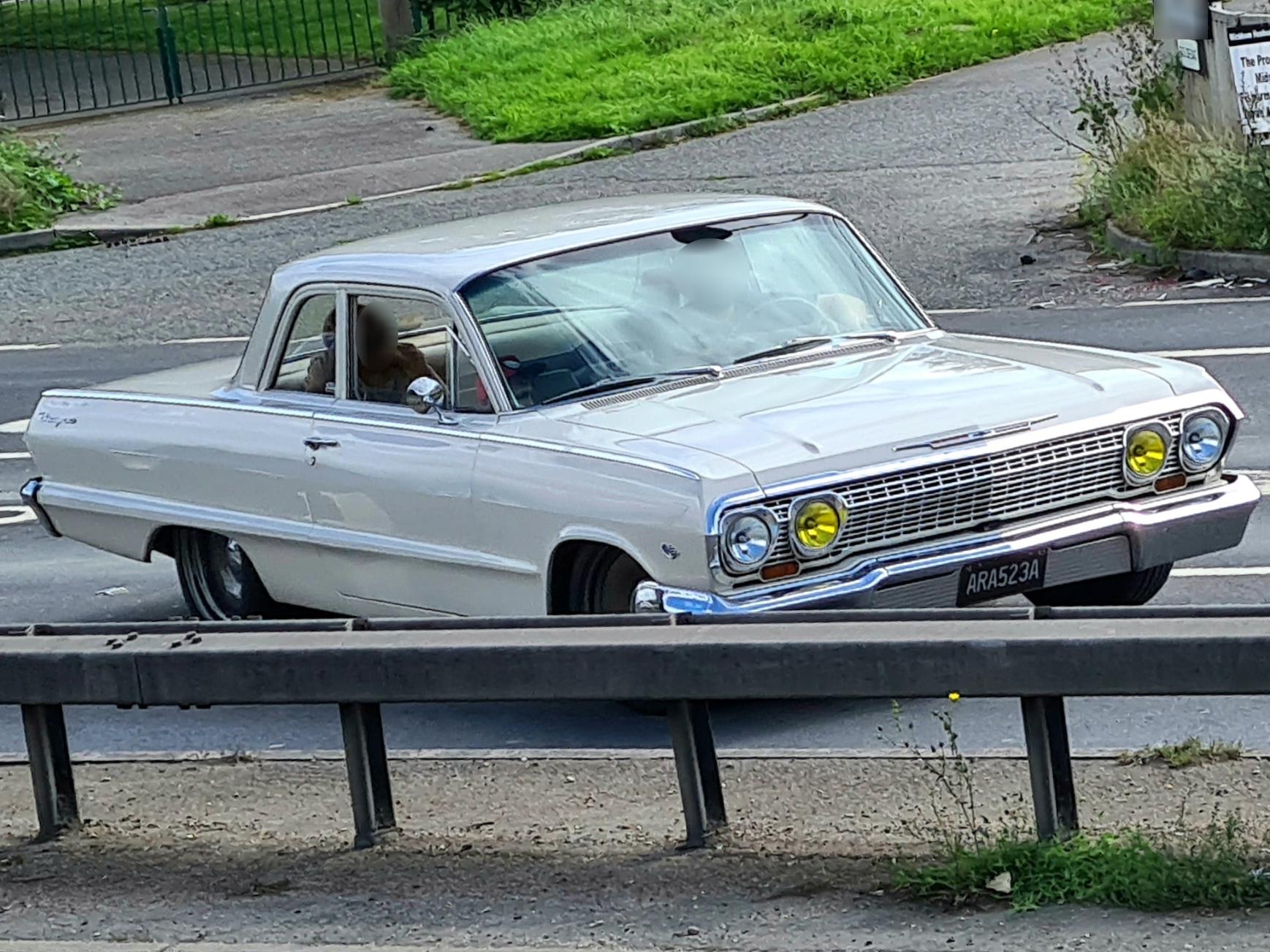 ARA523A, Chevrolet Biscayne 2nd gen 1963 2-door Sedan (1111/1211; B-body), 2nd facelift, 1962–1963