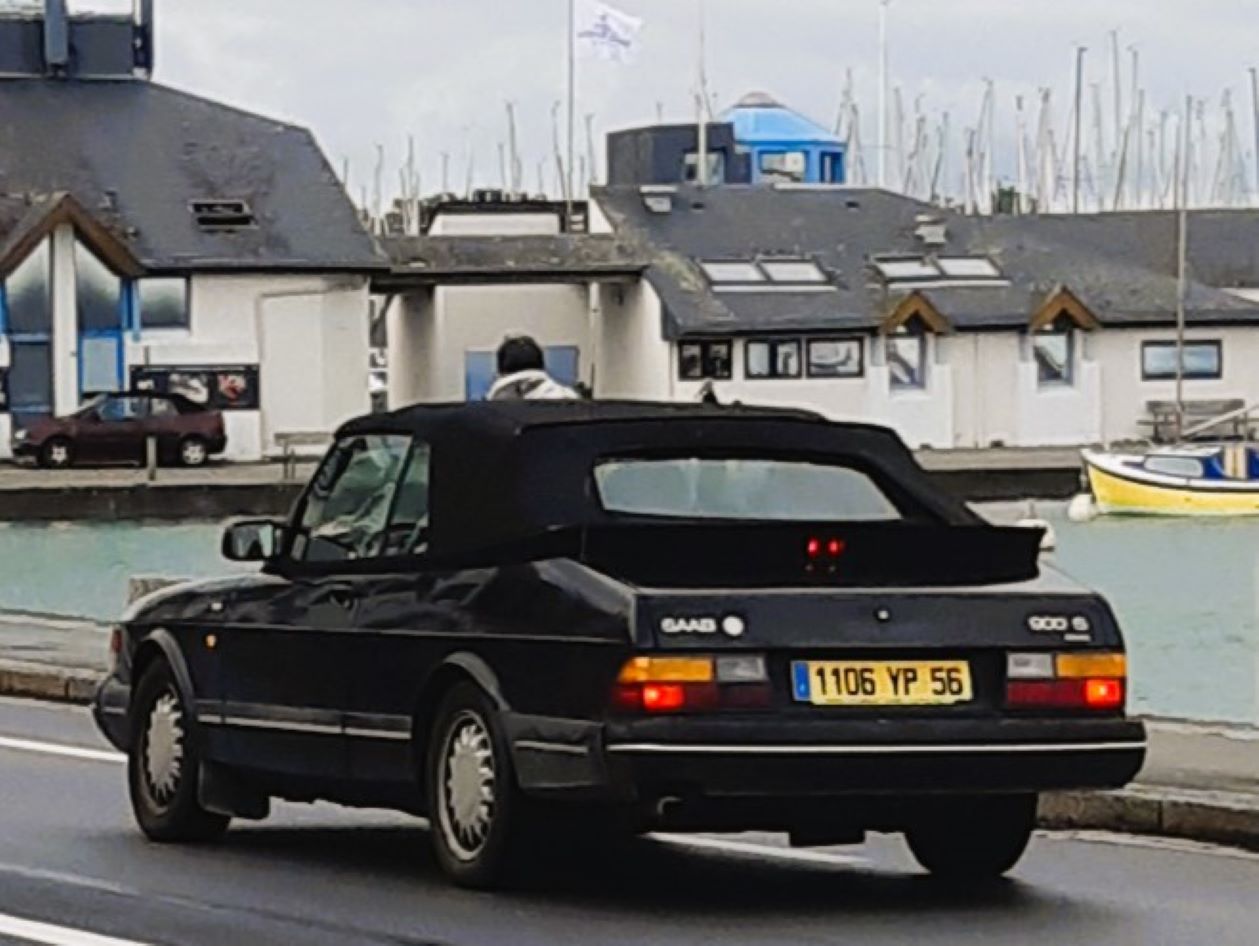 1106 YP 56, SAAB 900 1st gen Convertible, 1986–1993