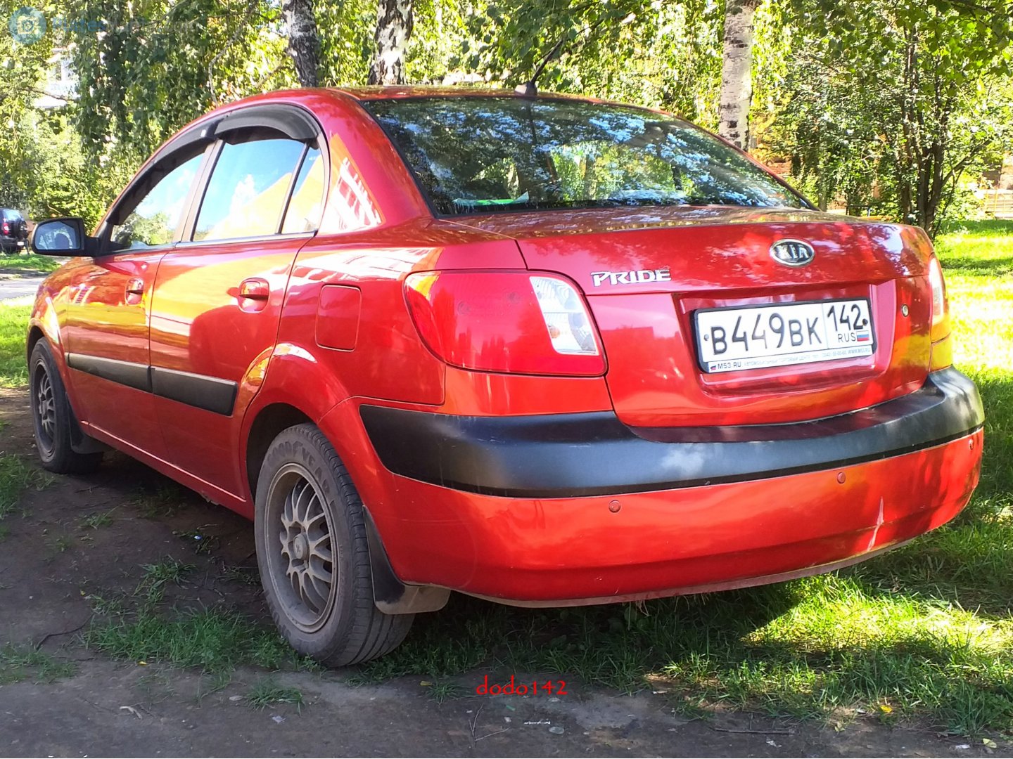 в 449 вк 142, Kia Pride 2nd gen Sedan (JB; KR-market), 2005–2009