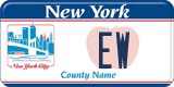 New York, Specialty plates