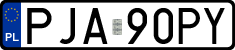 License plates of Poland, Regular car plates