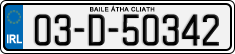 License plate of Ireland, Regular plates