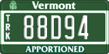 Vermont, Apportioned (12A34)
