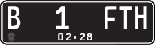 License plate of Indonesia, Regular plates