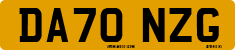 License plate of the United Kingdom, 2001 year system