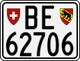 License plate of Switzerland, Motorcycles